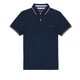 TOMMY HILFIGER 湯米 希爾費(fèi)格 經(jīng)典男士T恤 純棉短袖翻領(lǐng)上衣男 藏青POLO衫IN31977887 M （建議140-160斤）
