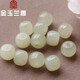 金玉蘭香（JIN YU LAN XIANG）天然和田玉老型珠散珠手鏈項(xiàng)鏈diy配件玉珠子手串項(xiàng)鏈珠寶串珠手 晴水色9X10mm單顆 和田玉散珠一顆
