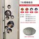 鴻登設計師熔巖大吊燈別墅loft復式樓梯間公寓客廳酒吧挑空輕奢餐廳燈  7頭樓梯組合
