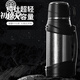 初僖堂純鈦保溫壺男大容量戶(hù)外水壺帶過(guò)濾網(wǎng)鈦合金便攜旅行車(chē)載杯子 黑色款 1500ml 1500ML