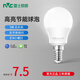 雷士照明（NVC）雷士照明led燈泡節(jié)能燈e14螺口家用吊燈光源高亮白色尖泡蠟燭燈 【E14球泡】5瓦 正白光 6500K