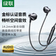 綠聯(lián)有線(xiàn)耳機3.5mm半入耳式電腦圓孔手機耳機type-c音樂(lè )耳機線(xiàn)控帶麥游戲K歌適用蘋(píng)果華為 type-c半入耳式【金標認證】