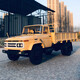 躍紀生 1:24 世紀龍一汽解放CA141版卡車(chē) 142消防汽車(chē)模型貨車(chē)軍事模型  黃色