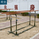 羚克 (LINGKE)單杠雙杠戶(hù)外標(biāo)準(zhǔn)訓(xùn)練可調(diào)節(jié)家用引體向上健身消防作訓(xùn) 5.軍*型加厚雙杠（重量145公斤）