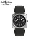 Bell&Ross柏萊士瑞士進口機自動械手表男精鋼腕表防水2023款 BR03A-BL-ST