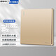 國際電工86型暗裝時(shí)尚大板開(kāi)關(guān)插座金色墻壁家用一開(kāi)單控雙控多控開(kāi)關(guān)面板 一開(kāi)雙控開(kāi)關(guān)
