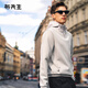 布先生時(shí)尚機能風(fēng)連帽衛衣男秋季新品半開(kāi)襟拉鏈貼袋設計上衣PT15590 輕云灰 L (175)