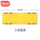 魔磁玩家（ MAGPLAYER）磁力片兒童玩具7.5cm大彩窗軌道交通車(chē)散件配件補充裝生日禮物 3倍直道磁力片（顏色隨機）