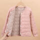 索宛亦內膽棉衣女冬裝內穿棉服中大童校服神器內搭保暖小棉 粉色上衣 170 適合150-160cm