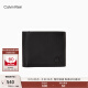 Calvin Klein Jeans【520礼物】男真皮复古商务ck牛皮零钱证件卡包钱包HP2043 001-黑色