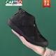 卡帝樂(lè )鱷魚(yú)（CARTELO）2025冬季新款雪地靴老北京棉鞋女加絨加厚防滑一腳蹬休閑保暖棉靴 黑色 加絨保暖防滑 40