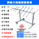 立始噴漆房多功能旋轉噴漆架子 汽車(chē)保險杠?chē)娖嶂Ъ?汽車(chē)鈑金噴漆工具 值2輪6掛鉤-旋轉噴漆架