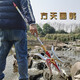 酷維漫青龍偃月刀關(guān)羽三國兵玩具 兒童中國風(fēng)軟膠刀劍模型男孩節(jié)日禮物 方天畫戟銀色【1米】
