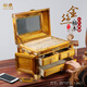 縱歡金絲楠木首飾盒復(fù)古中國風(fēng)木質(zhì)化妝盒手飾收納盒結(jié)婚紅木鏡箱帶鎖