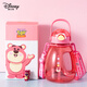 迪士尼（Disney）兒童水杯夏季學(xué)生大容量噸噸杯男女生健身運動(dòng)水壺出行便攜雙飲杯 草莓熊系列噸噸壺
