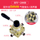 天啟HV200B氣動開關(guān)手動閥手轉(zhuǎn)閥HV200D一進兩出氣缸控制換向氣閥手板 HV200B 配8MM氣管接頭消聲器