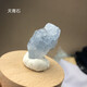 天然水晶寶石石頭奇石礦石標(biāo)本原石擺件地質(zhì)教學(xué)科普擺件 天青石一塊(2-3cm)