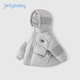 JELLYBABY男童羽絨服冬季加厚保暖鴨絨寶寶面包服小男孩三防衣服兒童冬裝 灰色 120CM