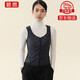 碧燃羽絨服內(nèi)膽背心女修身輕薄新款冬春秋短款坎肩內(nèi)穿羽絨馬甲 黑色 XL