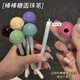 優(yōu)米帕棒棒糖造型中性筆可愛(ài)糖果色水筆0.5mm黑色筆芯學(xué)習辦公文具 顏色隨機 可愛(ài)創(chuàng  )意棒棒糖中性筆：5只裝/書(shū)寫(xiě)流暢