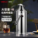 SIMELO精鋼保溫壺玻璃內膽保溫瓶熱水瓶暖壺學(xué)生宿舍開(kāi)水瓶3.2L亮光鴨嘴