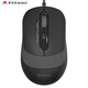 雙飛燕（A4TECH）飛時(shí)代FM10S商務(wù)辦公鼠標筆記本臺式便攜多彩時(shí)尚對稱(chēng)人體工學(xué) 遂空灰