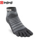 injinji美利奴羊毛襪中筒加厚保暖戶(hù)外徒步攀巖登山merino襪子秋冬季 暗灰色 S(37-40)