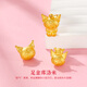 鑫誠(chéng)盛黃金庫(kù)洛米轉(zhuǎn)運(yùn)珠足金惡魔小兔子kuromi手鏈生肖兔吊墜項(xiàng)鏈 單個(gè)惡魔兔約1.2g