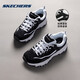 Skechers斯凱奇熊貓鞋經(jīng)典款女鞋厚底增高老爹鞋復(fù)古輕潮休閑運(yùn)動(dòng)鞋 經(jīng)典款黑白-BKW 36