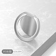 cance1 蘋(píng)果華為手機指環(huán)扣支架扣環(huán)指扣女男磁吸多功能架車(chē)載磁吸貼片粘在手機殼上的鐵片隱形防摔薄 1.8mm磁吸指環(huán)扣【銀色】