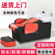 Boelter洗頭床發(fā)廊理發(fā)店洗發(fā)床洗頭椅美發(fā)店美容店可躺家用成人沖水床 黑紅配白陶瓷盆