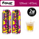FOUR LOKO四洛克酒預(yù)調(diào)雞尾酒墨西哥進(jìn)口微醺特調(diào)酒果味網(wǎng)紅酒2罐 墨西哥款百香果473ML*2罐 12度