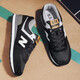 中新百倫伍茲574新款款情侶鞋男鞋官方國產(chǎn)女鞋休閑運動(dòng)紐百倫跑步鞋 574五環(huán)黑白 40