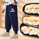迪士尼寶寶男童褲子冬季加絨加厚灰色保暖男孩運動(dòng)休閑褲小童兒童長(cháng)褲 【羊胎絨5-20度】迪B潮米奇K藏青 130 【推薦體重48~62斤】