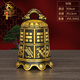 銅瑞祥純銅八仙法器寺廟銅鐘擺件八寶銅鈴鐺平安掛件家居客廳門外掛件 鈴鐺 b款 高約13cm