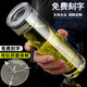 寶菲尼（BOFIN）水晶高檔高硼硅耐熱玻璃杯雙層茶杯個(gè)人專(zhuān)用泡茶水杯男士保溫杯子 水晶蓋（隱藏鈦網(wǎng)） 380ML