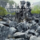 西洲曲青龍石松皮石溪流石魚(yú)缸造景石天然真石頭草缸假山小塊盆景微景觀(guān) 青龍石酸洗5斤5-8塊（約5-15cm)
