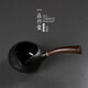 一品仟堂黑陶側(cè)把公道杯功夫茶具家用簡(jiǎn)約日式粗陶磨砂茶海分茶器茶道配件 黑陶側(cè)把公道杯