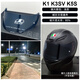 摩之星適用AGV/K1/K1S鏡面K5S K3SV鏡片K5防霧日夜通用電鍍夜視極光機(jī)車 K1/K3SV/K5S淺茶