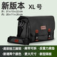 阿爾飛斯（Aerfeis）相機包單肩便攜防水帆布斜跨a7m4配件佳能200d單反包相機收納袋內膽包尼康富士微單XT4 XT5攝影包 【新版】黑色大號XL