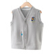 汪汪隊立大功兒童馬甲春秋背心內膽男童坎肩中小童針織外套純棉外穿背心童裝 淺灰色 120
