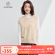 帕什【新款】羊絨衫女馬甲100%山羊絨絞花針織毛衣背心PS-113 無(wú)染色米駝 M （90-120斤）
