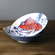 美濃燒（Mino Yaki） 美濃燒日本進(jìn)口鯛魚(yú)餐具釉下彩陶瓷日式和風(fēng)家用米飯碗單品 9.0英寸深盤(pán)【22.8CM*3.7CM】