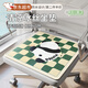 哈駱頓（HALODN）冰絲坐墊冰墊夏天學(xué)生宿舍辦公室透氣冰涼墊椅子座墊子沙發(fā)墊椅墊 冰絲坐墊-俏皮熊貓【40*40cm】 三層降溫丨一觸即涼丨久坐不累