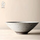 九土 手工粗陶餐具套裝復(fù)古風(fēng)碗和風(fēng)陶盤碟子碗盤家用日式粗陶食器 大湯碗 復(fù)古白
