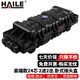 HAILE海樂 HT-JX-2A 2進(jìn)2出臥式24芯熔接包光纜接續(xù)盒 24芯光纜接續(xù)包 光纖接頭盒防水 架空地埋型 黑色