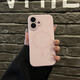 巴蒂尼 【自帶鏡頭膜】適用蘋(píng)果17手機殼新款iPhone16promax液態(tài)硅膠15無(wú)線(xiàn)磁吸14帶鏡頭膜13純色12防摔 【灰粉色】軟糯液態(tài)*無(wú)線(xiàn)磁吸 iPhone 17