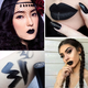 純黑色唇膏唇釉口紅 啞光 cosplay萬(wàn)圣節歐美霧面啞光唇釉 黑色