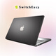 SwitchEasy Nude 適用蘋果MacBook保護(hù)殼air15寸透明黑超薄磨砂M4/3/2筆記本電腦Pro14/16英寸13.6套防摔 半透磨砂黑 24-21Pro M4/M3/M2/M1 1