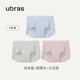 ubras【店鋪推薦】無(wú)尺碼女士?jì)妊澘咕d無(wú)痕內褲女高彈升級包臀多條裝 純凈藍+椰青灰+蘭花煙 均碼 90-130斤